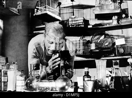 Der Gefangene Von Alcatraz Birdman Alcatraz Burt Lancaster Doppelmoerder Robert Stroud (Burt Lancaster) Arbeitet Sich zu Stockfoto