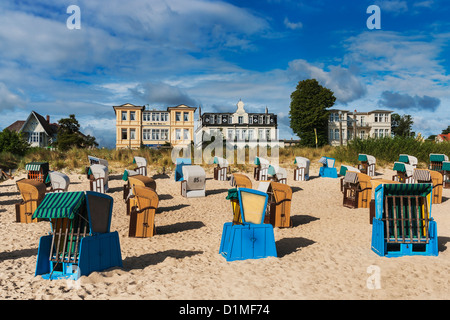 Ostsee resort Bansin, Insel Usedom, Landkreis Vorpommern-Greifswald, Mecklenburg-Western Pomerania, Deutschland, Europa Stockfoto