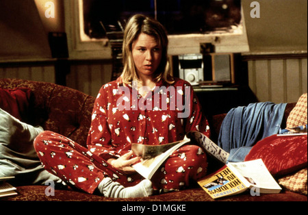 Schokolade Zum Fruehstueck Bridget Jones Diary Renee Zellweger Bridget Jones (Renee Zellweger) Wacht bin Neujahrs-Morgen auf Stockfoto