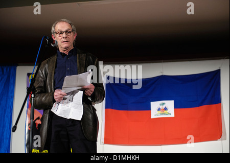 Regisseur Ken Loach führen die TUC-Konzert für Hatia am 02.03.2010 im TUC Congress House, London. Personen im Bild: Ken Loach. Bild von Julie Edwards Stockfoto