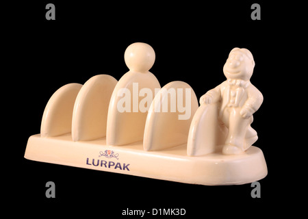 Lurpak Mann Toast Rack Stockfoto