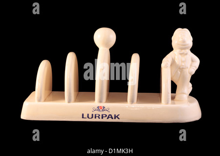 Lurpak Mann Toast Rack Stockfoto