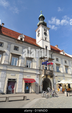 Rathaus in Maribor Stockfoto