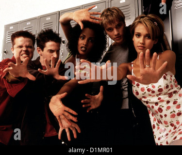 Sterben die Killerhand Idle Hands Elden Henson, Seth Green, Vivicia A. Fox, Devon Sawa, Jessica Alba *** lokalen Caption *** 1999 Stockfoto