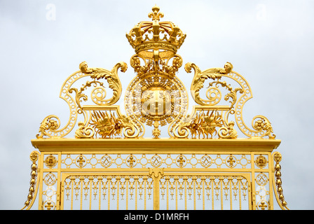 Palace Gates, Château de Versailles, Frankreich Stockfoto