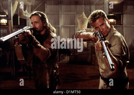 Der Geist Und Die Dunkelheit Ghost Dunkelheit, Michael Douglas, Val Kilmer Remington (Michael Douglas), Patterson (Val Kilmer) Stockfoto