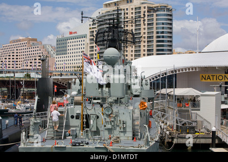 HMAS Vampire im national maritime Museum, Darling harbour, sydney Stockfoto