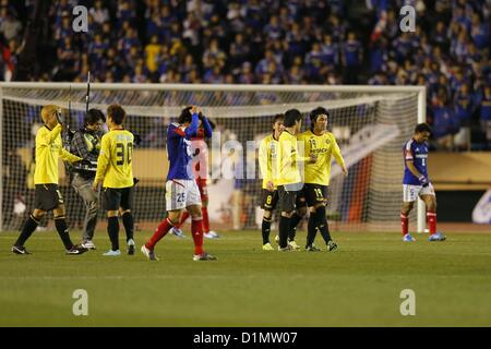 Kashiwa Reysol Teamgruppe, 29. Dezember 2012 - Fußball / Fußball: der 92. Kaiser Cup, Halbfinale Vorrundenspiel zwischen Yokohama F Marinos 0-1 Kashiwa Reysol im National Stadium in Tokio, Japan. (Foto: AFLO SPORT) [1156] Stockfoto