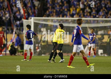 Kashiwa Reysol Teamgruppe, 29. Dezember 2012 - Fußball / Fußball: der 92. Kaiser Cup, Halbfinale Vorrundenspiel zwischen Yokohama F Marinos 0-1 Kashiwa Reysol im National Stadium in Tokio, Japan. (Foto: AFLO SPORT) [1156] Stockfoto