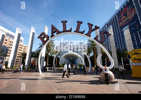 Ballys Hotel und Casino Las Vegas Nevada, USA Stockfoto