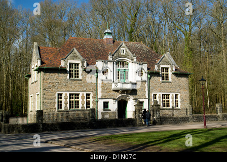 Oakdale Workmens Institute, National History Museum, St Fagans, Cardiff, Südwales. Stockfoto