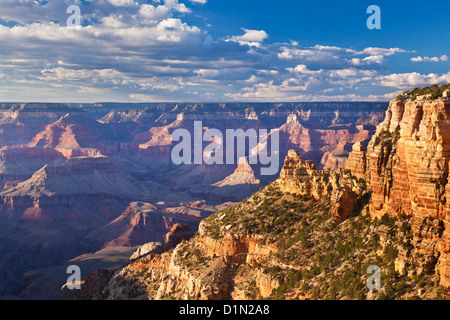 South Kaibab Trail übersehen South Rim Grand Canyon National Park Arizona Vereinigte Staaten von Amerika USA Stockfoto