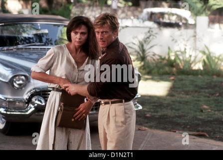 Havanna Havanna Robert Redford, Lena Olin Als Jack (Robert Redford) Roberta Duran (Lena Olin) Kennenlernt, Verliebt er Sich in Stockfoto