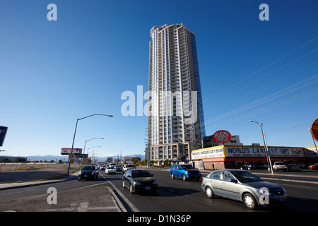Allure Luxus Eigentumswohnung Turm auf West Sahara Avenue Las Vegas Nevada, USA Stockfoto