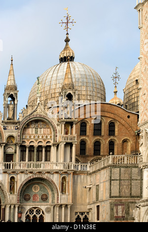 Str. kennzeichneten Basilica, Venedig, Italien Stockfoto