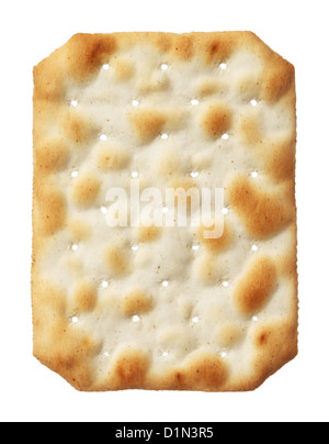 Wasser-Cracker isoliert auf weißem Hintergrund, Nahaufnahme Stockfoto