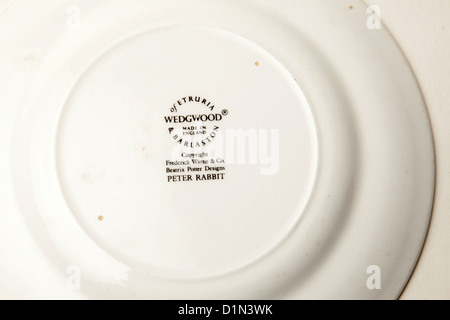 Wedgwood-Fabrik-Marke Stockfoto