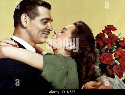 Der Windhund Und sterben Frau Krämer, Clark Gable, Deborah Kerr Victor Albee Norman (Clark Gable) Soll Fuer Eine Werbekampagne Stockfoto