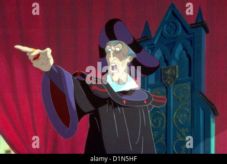 Der Gloeckner Von Notre Dame Glöckner von Notre Dame, den Frollo *** lokalen Caption *** 1939-- Stockfoto