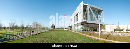Panorama des William J. Clinton Presidential Library and Museum, Little Rock, Arkansas Stockfoto