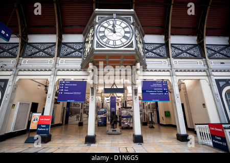 Bahnhof Paddington Uhr, London, England, UK Stockfoto