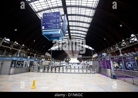 Paddington Bahnhof geschlossen wegen Network Rail jährliche Wartung, 26. Dezember 2012, London, England, UK Stockfoto