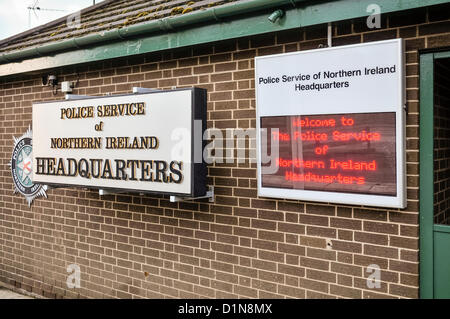 31. Dezember 2012, Belfast, Nordirland. PSNI Knock Hauptsitz Credit: Stephen Barnes / Alamy Live News Stockfoto