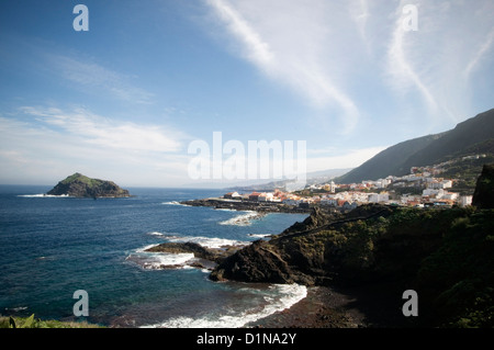 Roque de Garachico Nordküste der Insel von Teneriffa Kanaren Spanien Kanaren seelandschaft Landschaft Nord Stockfoto