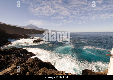 Teneriffa Berg Tiede Kanarische Inseln Kanaren Mountain Peak Vulkangestein rockt Geologie geologische geniale Rock Felsen Stockfoto