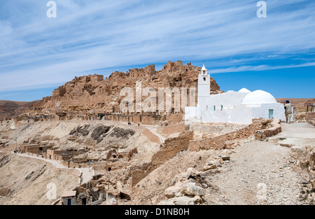 Süden von Tunesien, die alten Berber Dorf Chennini Stockfoto