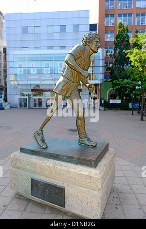 Terry Fox Statue Ottawa Ontario Kanada National Capital City Krebs Bewusstsein humanitäre Stockfoto