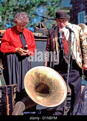 Doc Randall Medizin Schau im Museum von den Appalachen, Tennessee Stockfoto