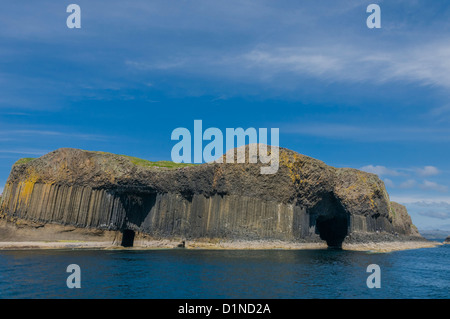 Fingal's Cave Insel Staffa Inneren Hebriden Argyll & Bute Schottland Stockfoto