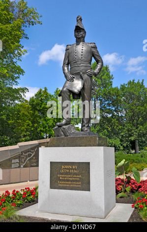 John von Statue Denkmal Vater und Gründer von Ottawa Ontario Kanada National Capital City Stockfoto