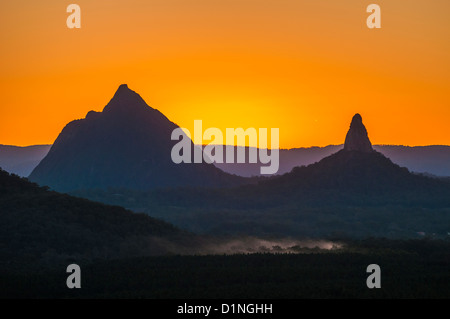 Glasshouse Mountains, Queensland, Australien Stockfoto