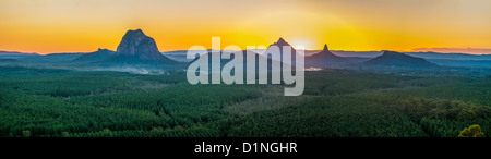 Glasshouse Mountains, Queensland, Australien Stockfoto