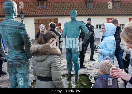 Kunst Museum Kampa - Jan und Meda Mladek Stiftung - Sova-Mühlen Prag Tschechische Republik Stockfoto