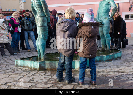 Kunst Museum Kampa - Jan und Meda Mladek Stiftung - Sova-Mühlen Prag Tschechische Republik Stockfoto