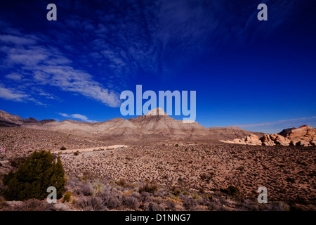 Turtlehead Peak im Red Rock Canyon National Conservation Area außerhalb Las Vegas, NV Stockfoto