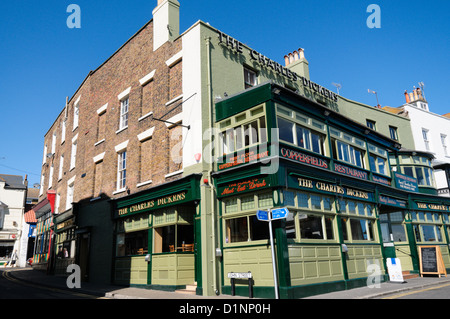 Das Charles Dickens Public House in Broadstairs, Kent. Stockfoto