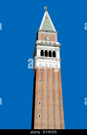 Markusplatz Campanile in Venedig - Campanile di San Marco. Stockfoto