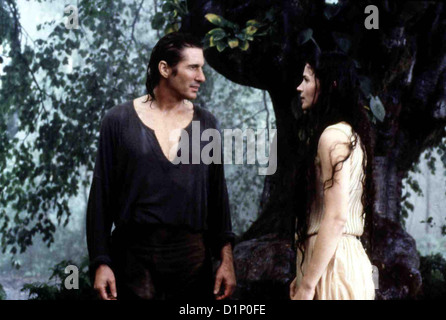 Der Erste Ritter erster Ritter Lanzelot (Richard Gere), Lady Ginevra (Julia Ormond) *** lokalen Caption *** 1995 Columbia Stockfoto