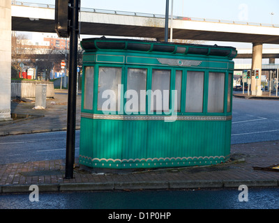 Mautstelle für den Mersey-Tunnel in Liverpool UK Stockfoto