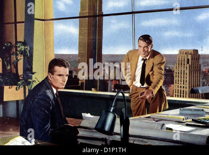 Ein Mann Wie Sprengstoff Fountainhead, Kent Smith, Gary Cooper Peter Keating (Kent Smith, l) Bittet Howard Roark (Gary Stockfoto