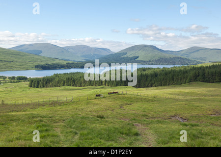 Loch Tulla, schwarzer Berg, Argyll, Schottland, UK Stockfoto