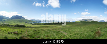 Loch Tulla, schwarzer Berg, Argyll, Schottland, UK Stockfoto