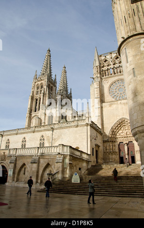 Die Kathedrale von Burgos in Spanien Stockfoto