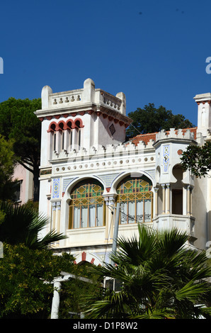 La Palestine Villa im orientalischen Stil Haus oder Herrenhaus an der Küste oder Corniche L'Estaque Marseille Provence Frankreich Stockfoto