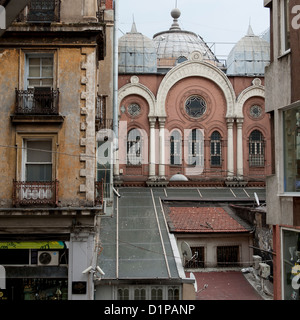 Neve Shalom Synagoge, Stadtteil Beyoglu, Istanbul, Türkei Stockfoto