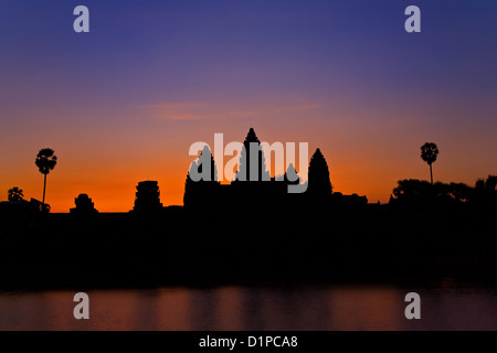 Angkor Wat, Kambodscha bei Sonnenaufgang Stockfoto